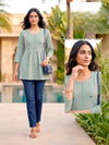 Ff Fancy Cloth Slub Embroidery Work Shrt Top Collections